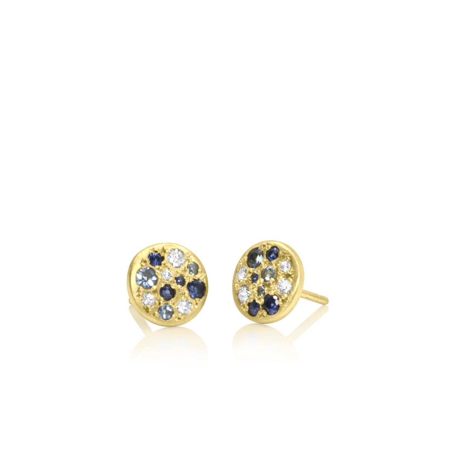 EAR-18K Tidal Pool Charm Studs