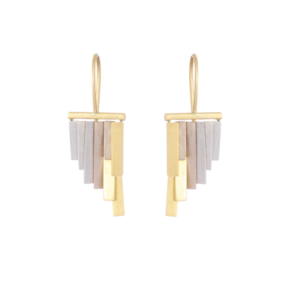 EAR-18K Tiny Angle Rainfall Earring