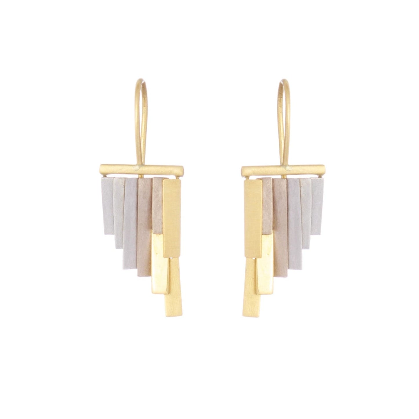 EAR-18K Tiny Angle Rainfall Earring