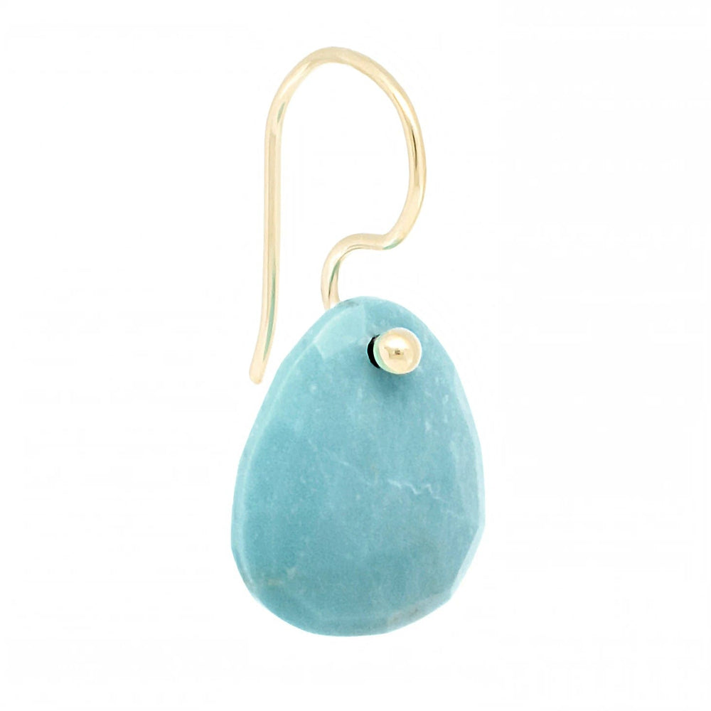 EAR-18K Turquoise Drop Earrings