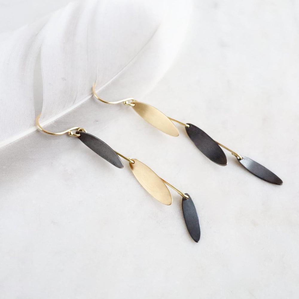 
                  
                    EAR-18K Two Tone 3 Piece Falling Leaves Earrings
                  
                