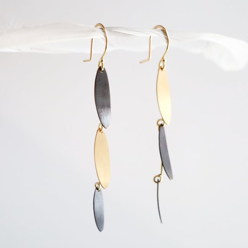 
                  
                    EAR-18K Two Tone 3 Piece Falling Leaves Earrings
                  
                