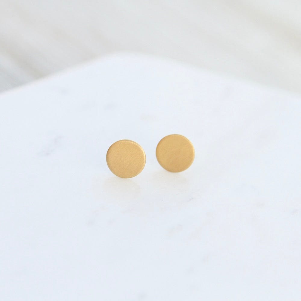 
                      
                        EAR-18K Yellow Gold Moon Stud Earrings
                      
                    