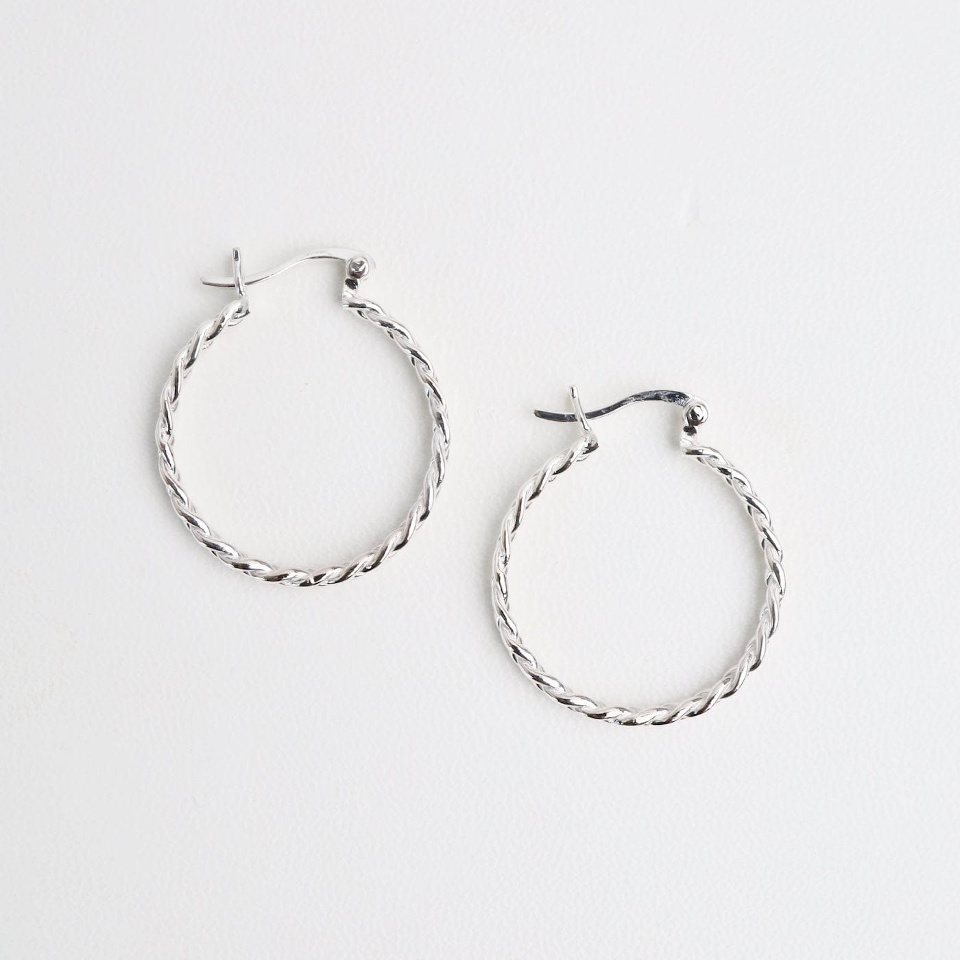 EAR 20mm Braided Hoops