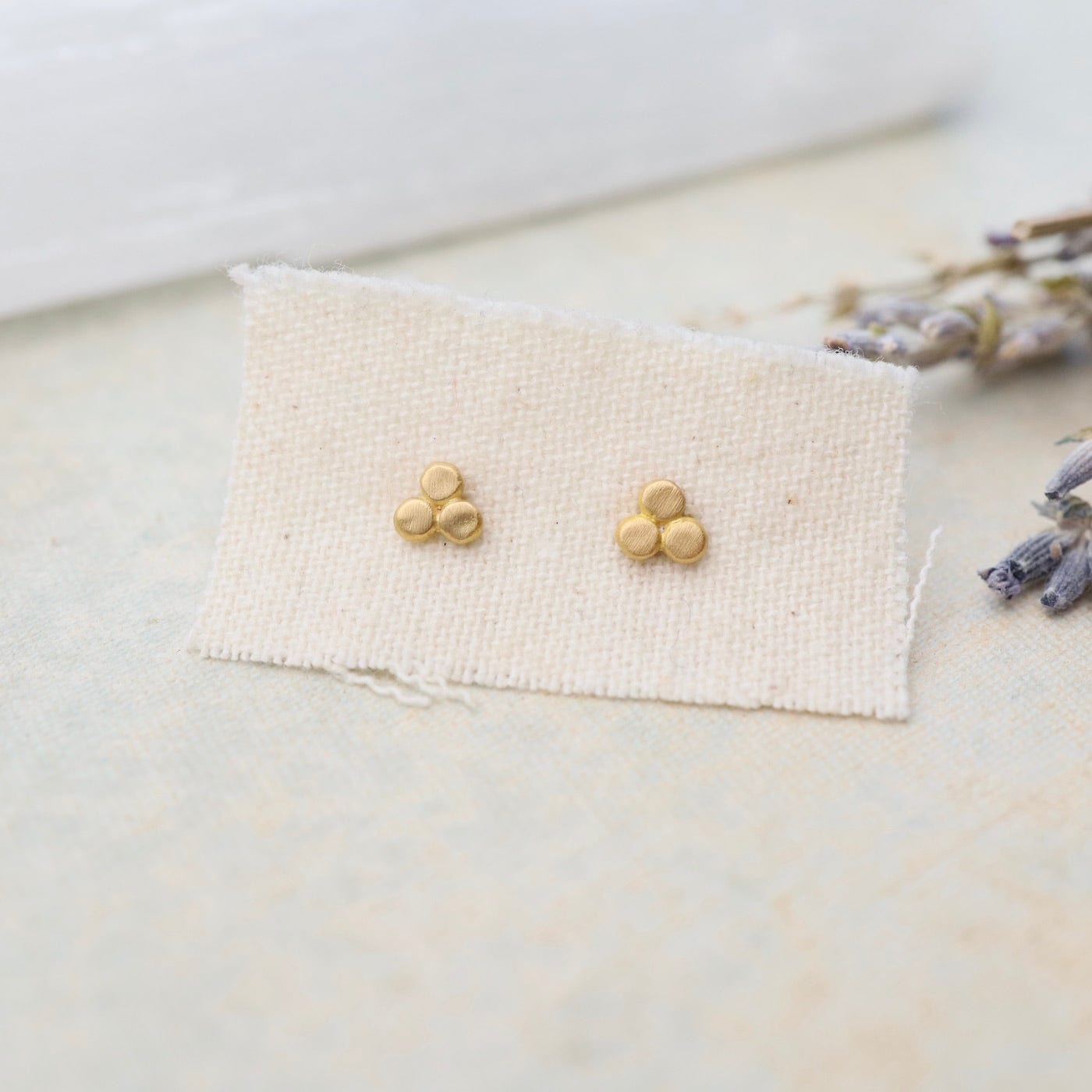 Gold Leaf Stud Earrings, Jewellery | FatFace.com