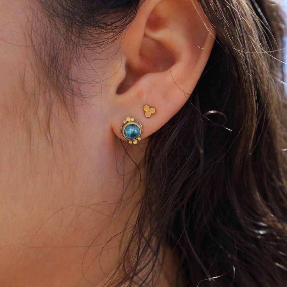 
                      
                        EAR-22K London Blue Topaz & 22k Gold Stud Earrings
                      
                    