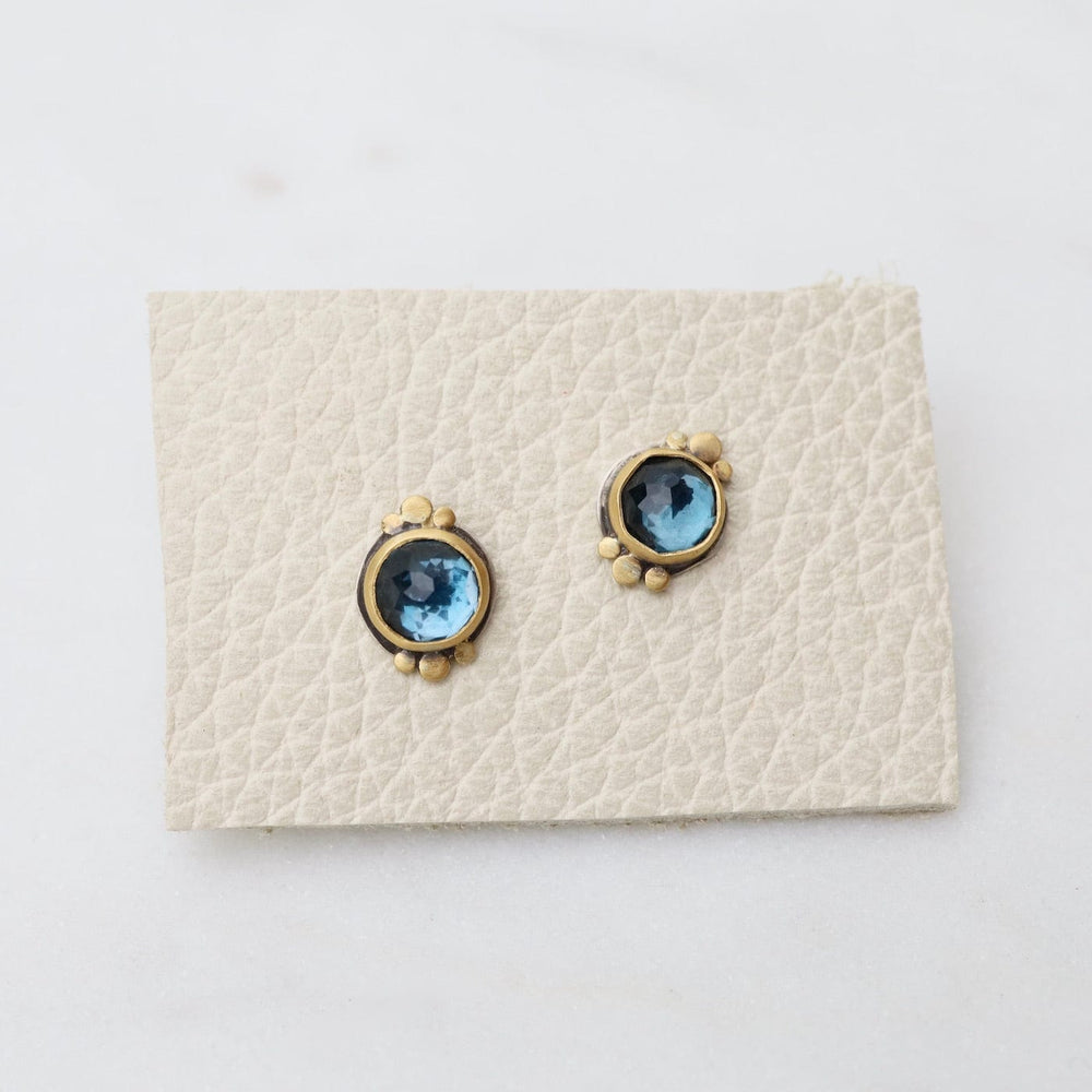 
                      
                        EAR-22K London Blue Topaz & 22k Gold Stud Earrings
                      
                    