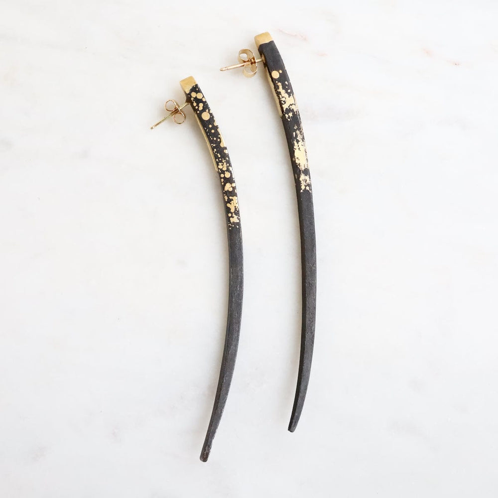 
                  
                    EAR-22K Pat Flynn Iron Large Quill Earrings
                  
                