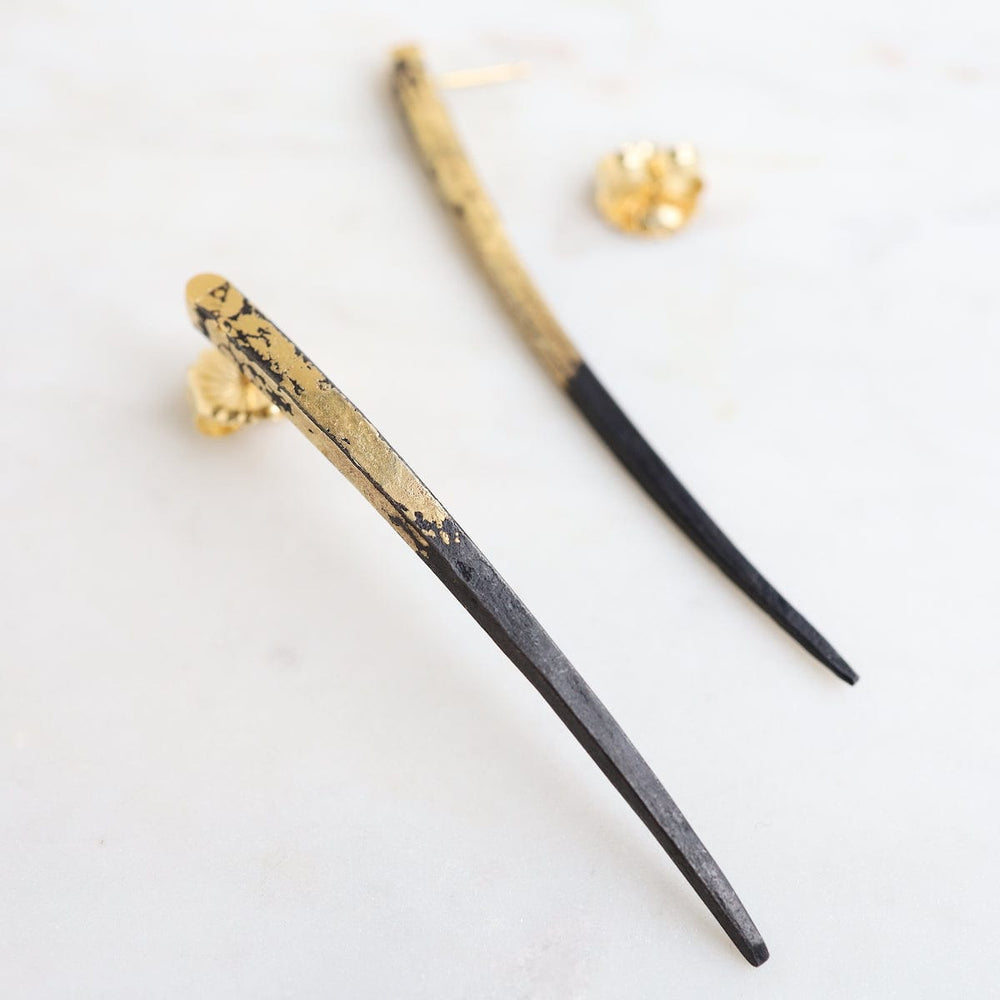 
                  
                    EAR-22K Pat Flynn Iron Small Quill Earrings
                  
                