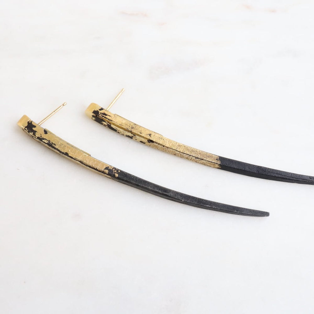 
                  
                    EAR-22K Pat Flynn Iron Small Quill Earrings
                  
                