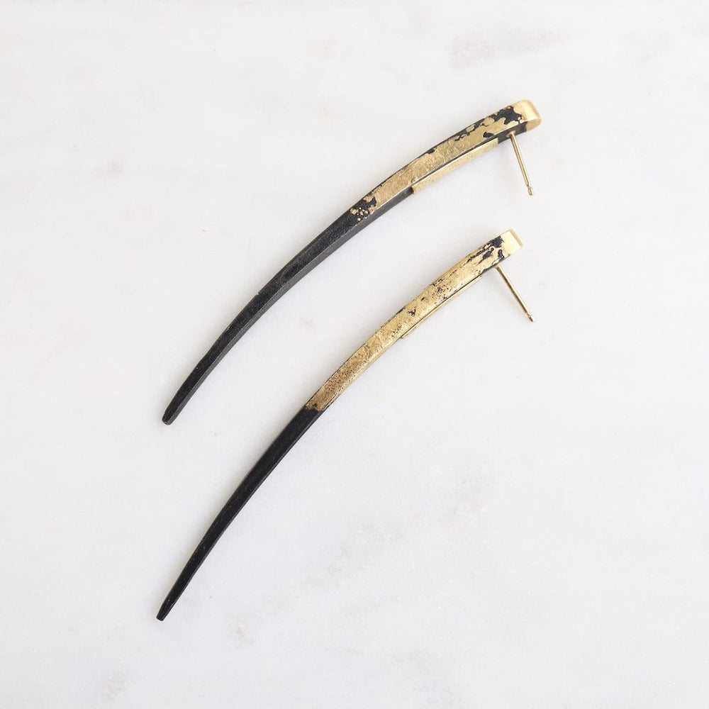 
                  
                    EAR-22K Pat Flynn Iron Small Quill Earrings
                  
                