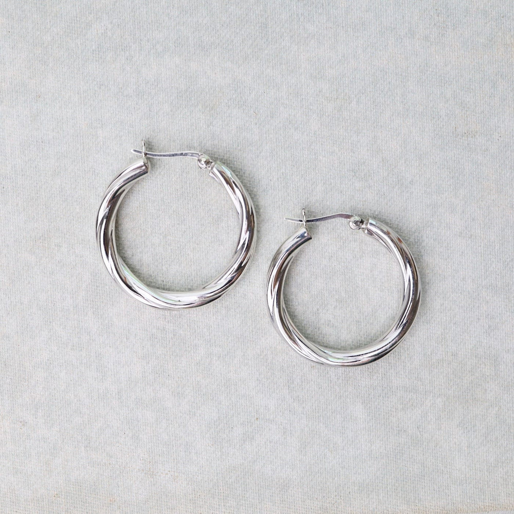 
                      
                        EAR 30mm Twisted Hoops
                      
                    