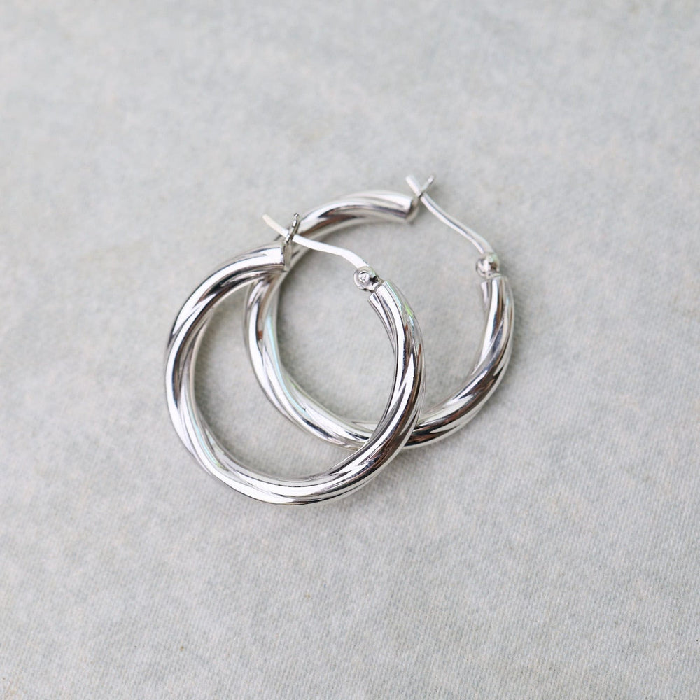 
                      
                        EAR 30mm Twisted Hoops
                      
                    