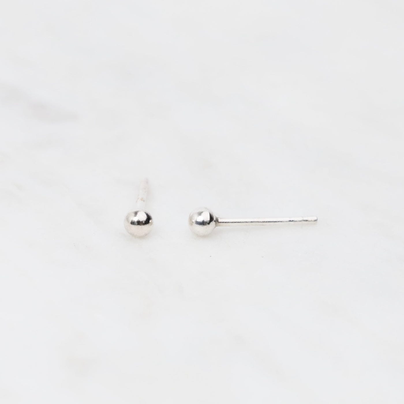 EAR 3mm Sterling Silver Ball Post Earrings
