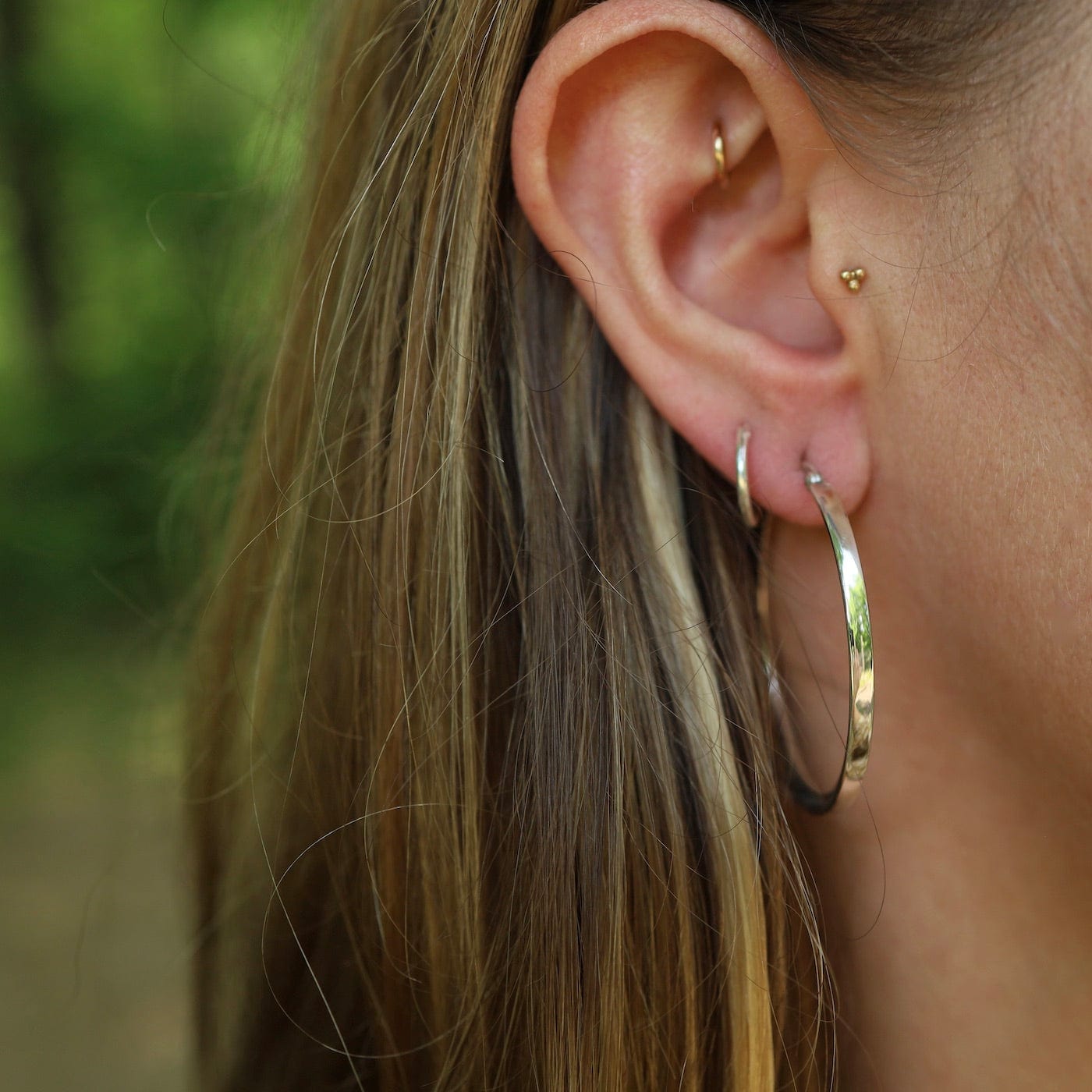 EAR 40mm Square Hoops