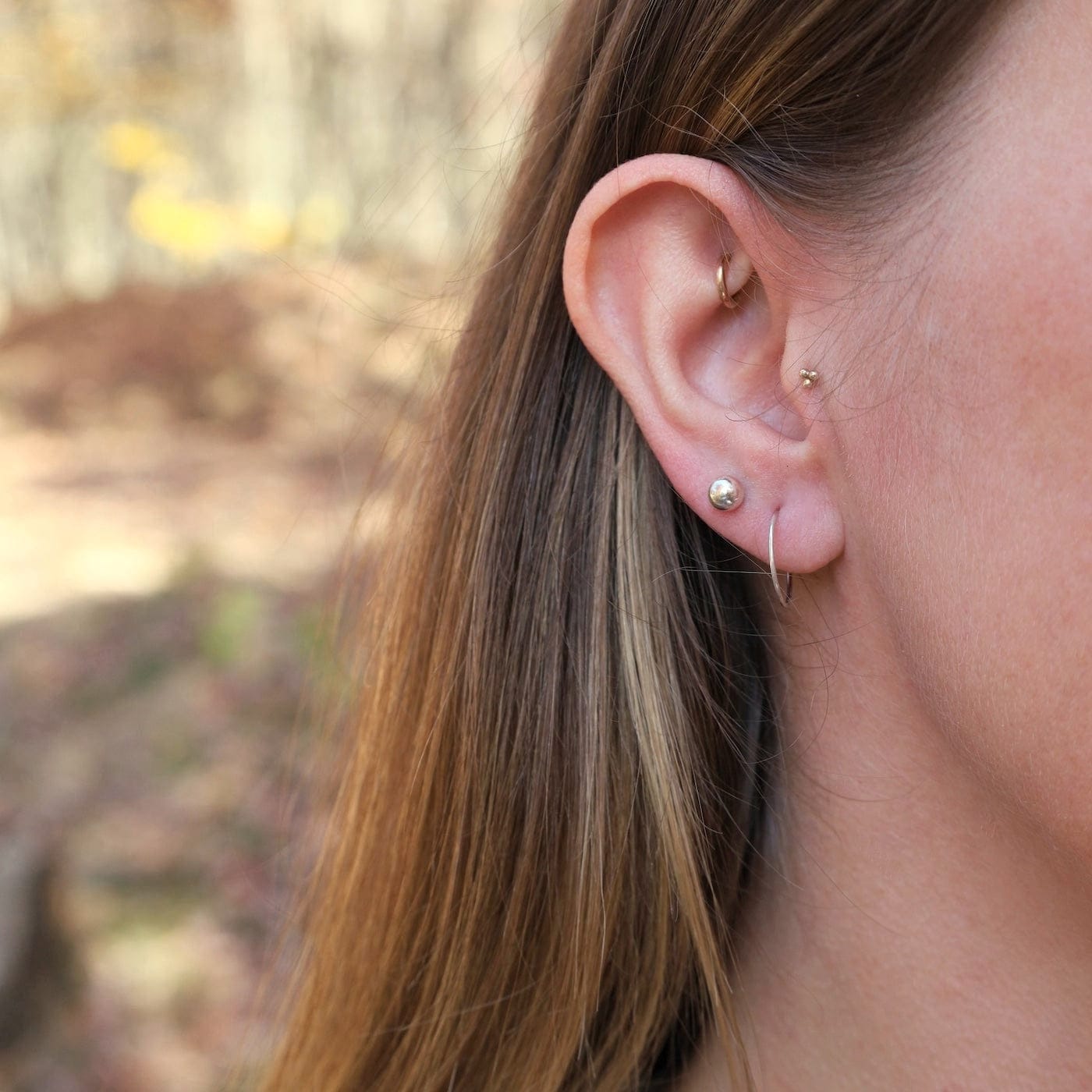 EAR 5mm Sterling Silver Ball Post Earrings