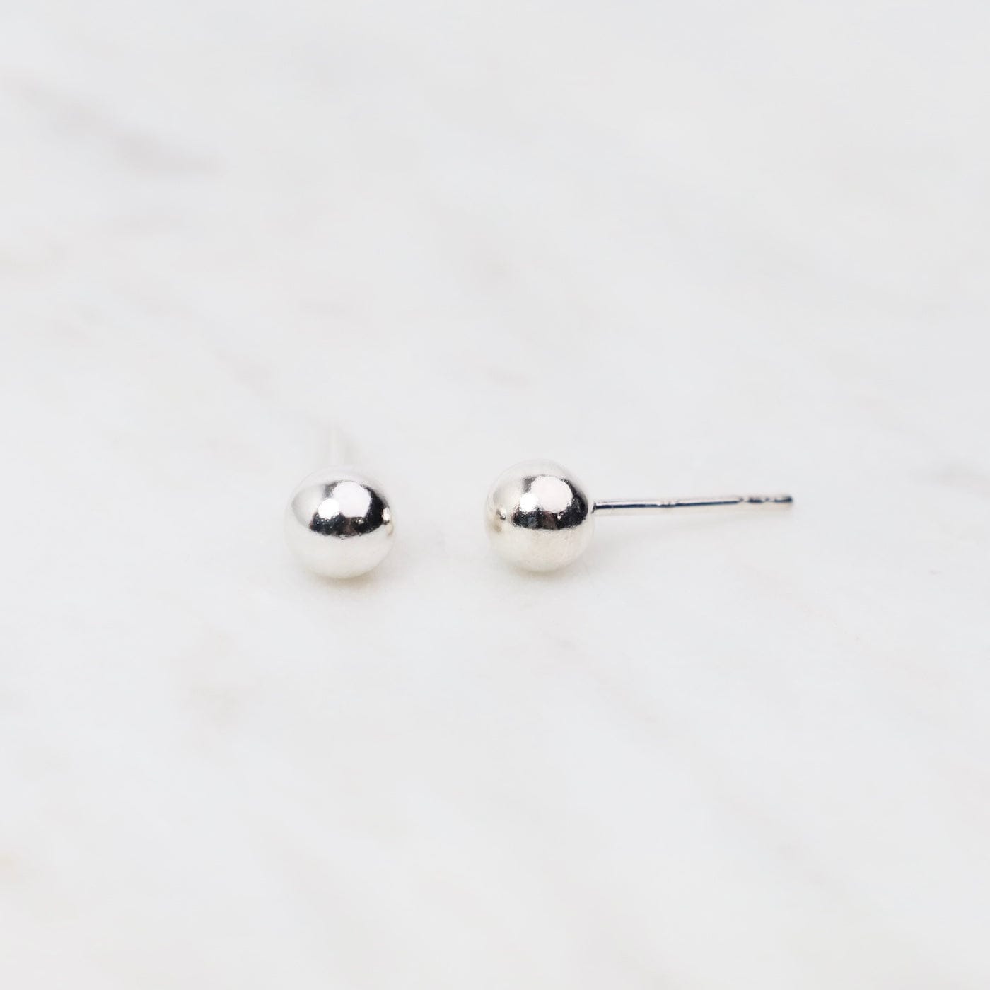 EAR 5mm Sterling Silver Ball Post Earrings