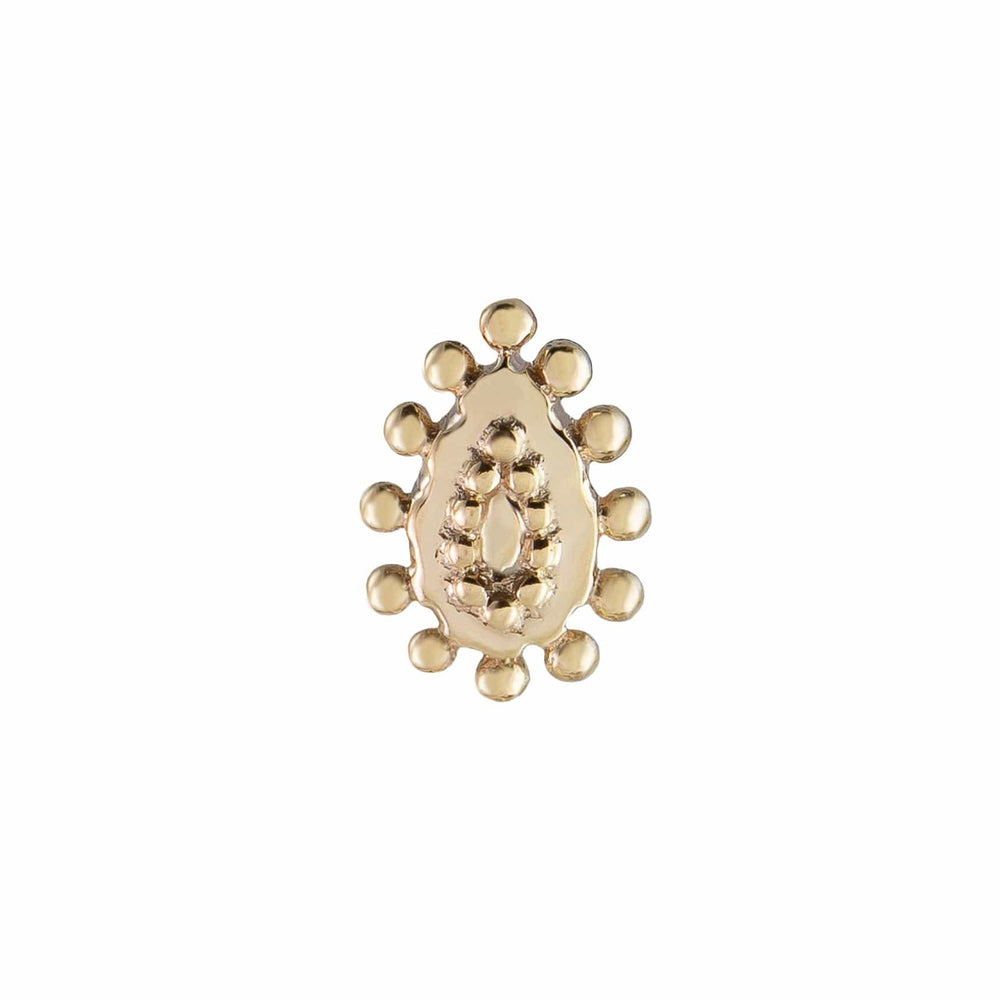 
                  
                    EAR-9K Dala Details Tear Bold Stud - Single Earring
                  
                