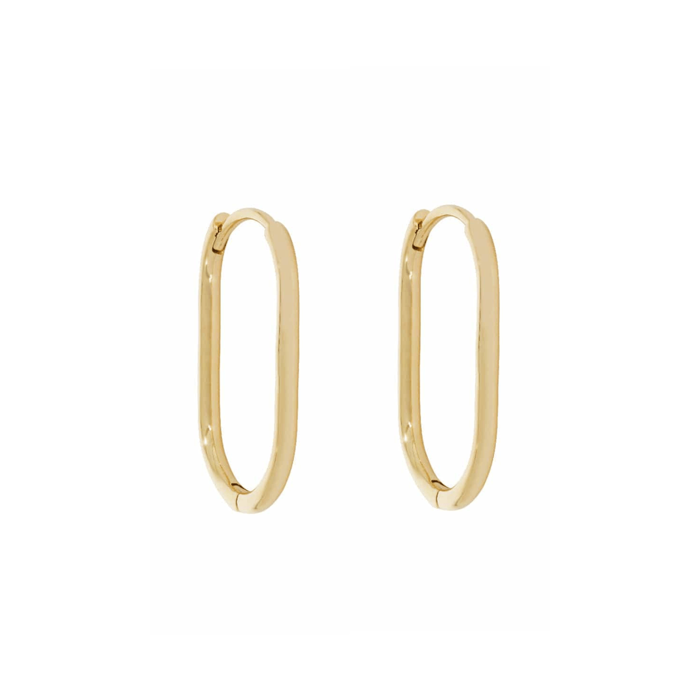 EAR-9K Large Oval Clicker Hoops