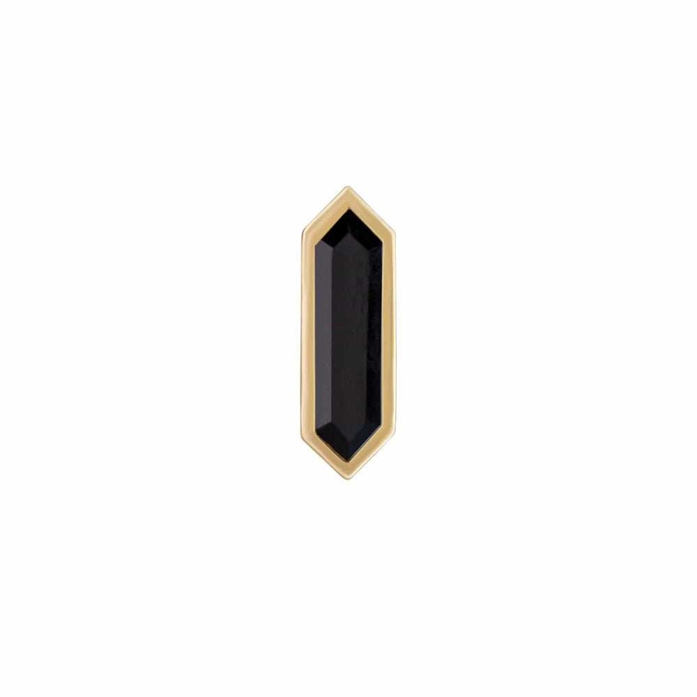 
                      
                        EAR-9K Mini Hexa Black Spinel Stud - Single
                      
                    