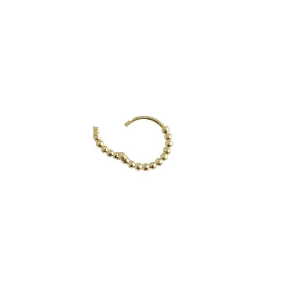 
                  
                    EAR-9K Original Beaded Clicker Hoop - Single
                  
                