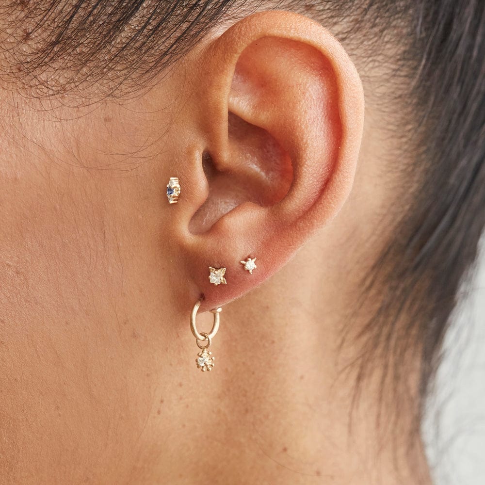 
                      
                        EAR-9K Original Plaque Hoop - Single Earring
                      
                    