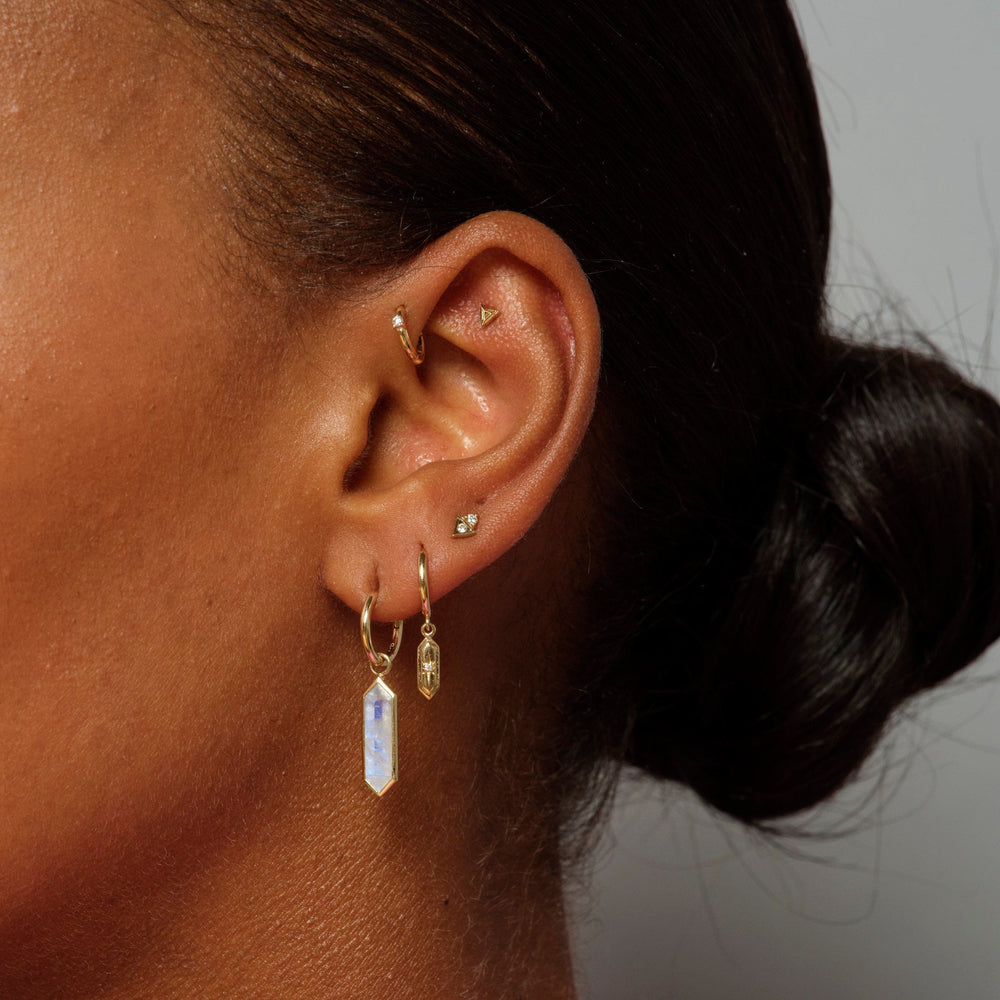 
                      
                        EAR-9K Petite Trillion Shaped Stud - Single Earring
                      
                    