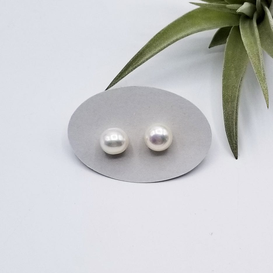 EAR 9MM PEARL - WHITE