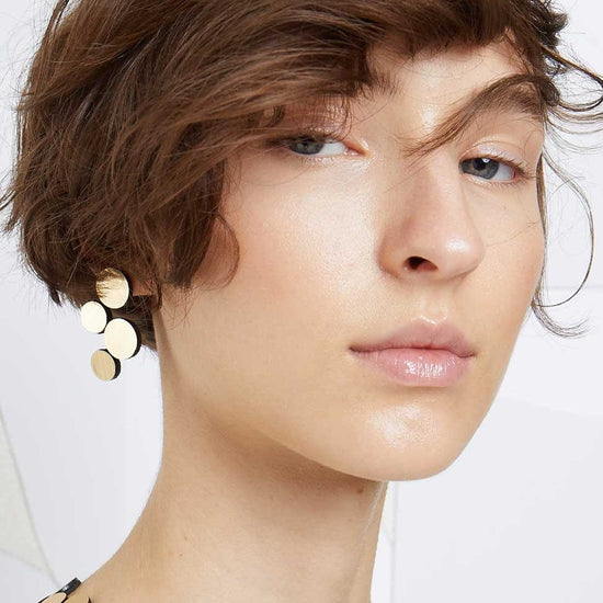 EAR Abstraction Earrings Small Gold