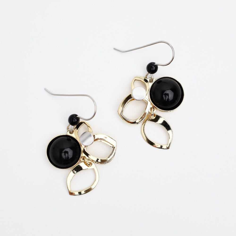 
                      
                        EAR-ALUM Brass Earring with Aluminum and Black Acrylic
                      
                    