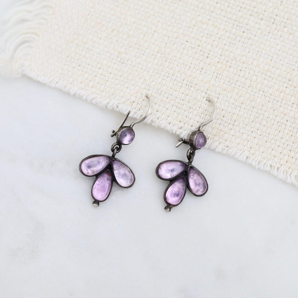 
                      
                        EAR Amethyst Cluster Foil Backed Cabochon Drop
                      
                    