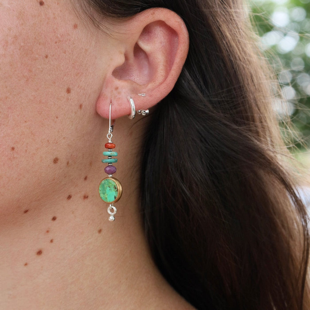 
                      
                        EAR Apple Coral & Turquoise Drop Earrings
                      
                    