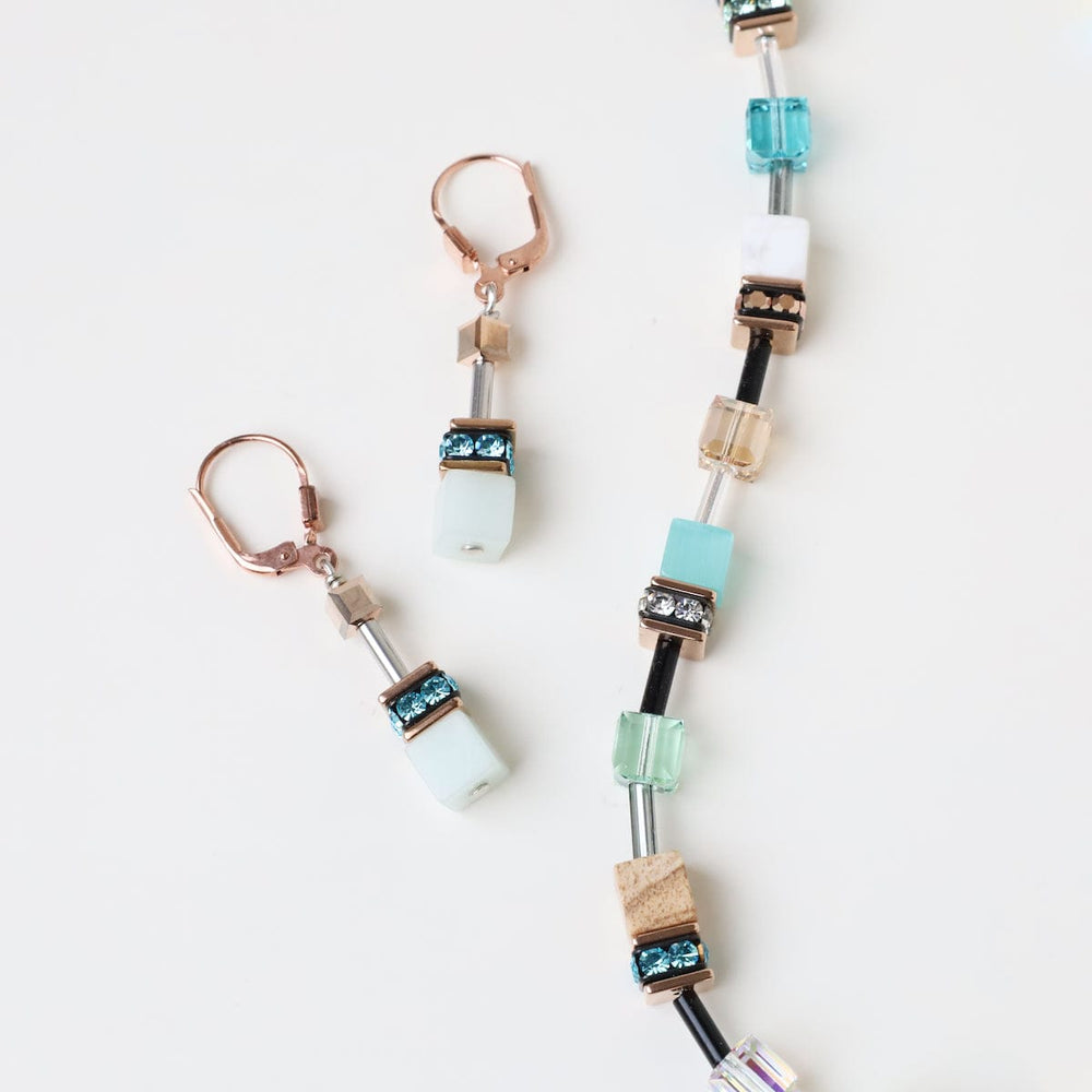 
                      
                        EAR Aqua Geo Cube Earring
                      
                    