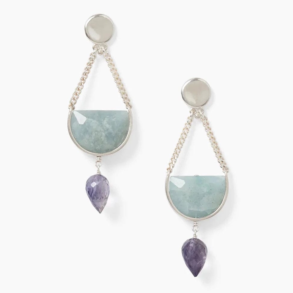 
                      
                        EAR Aquamarine Mix Luna Teardrop Earrings
                      
                    