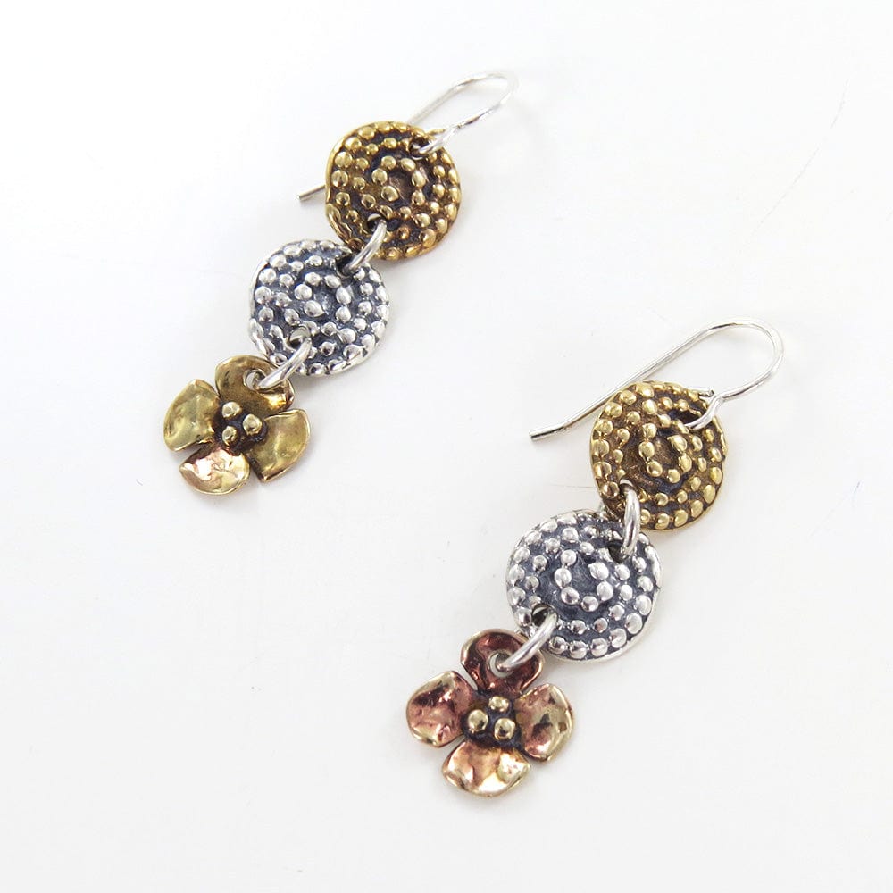 
                      
                        EAR BEADED SPIRAL AND DOGWOOD EARRINGS
                      
                    