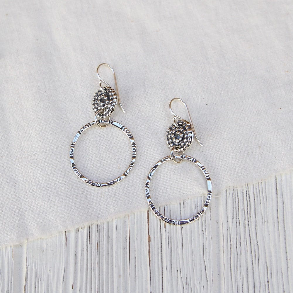 
                      
                        EAR Beaded Spirals with Light Stamped Hoop
                      
                    