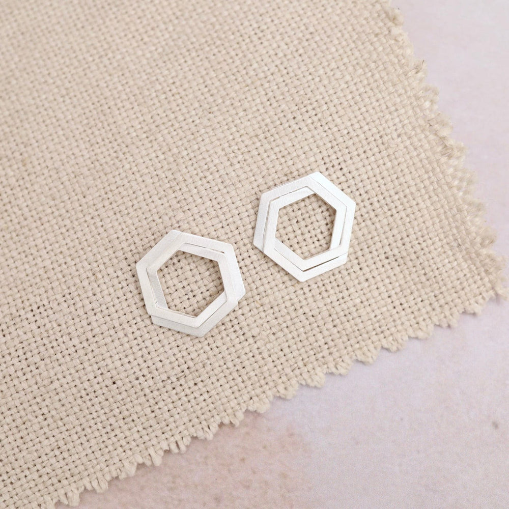 
                      
                        EAR Bee Mine Double Hex Post Earring
                      
                    