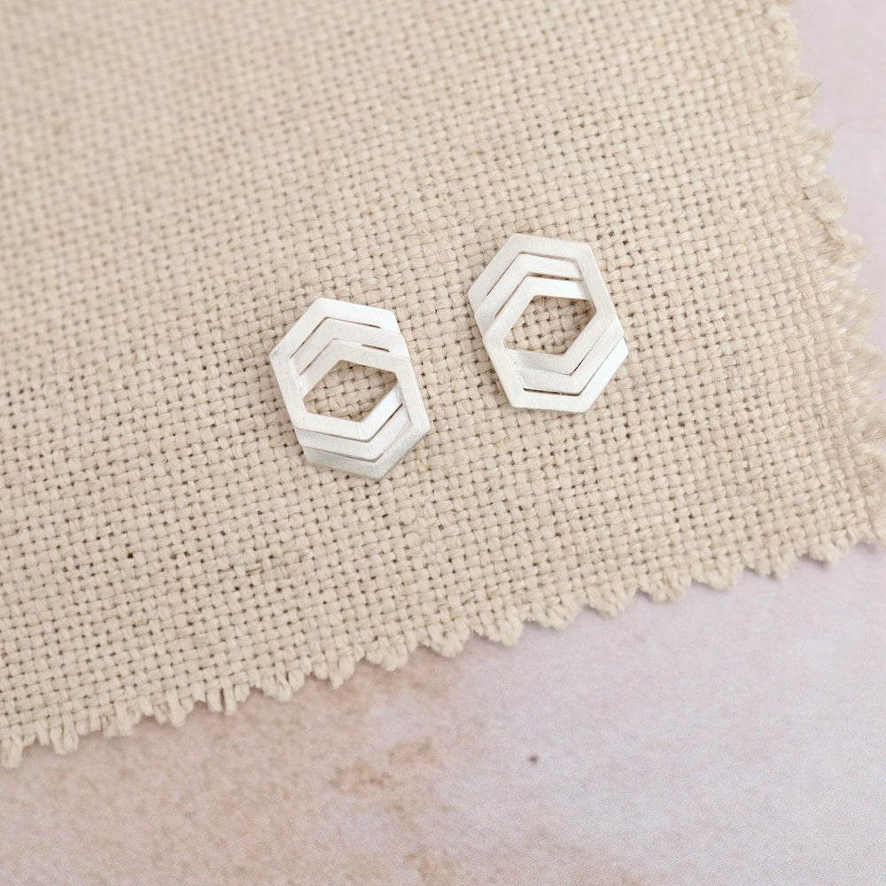 
                      
                        EAR Bee Mine Triple Hex Post Earring
                      
                    