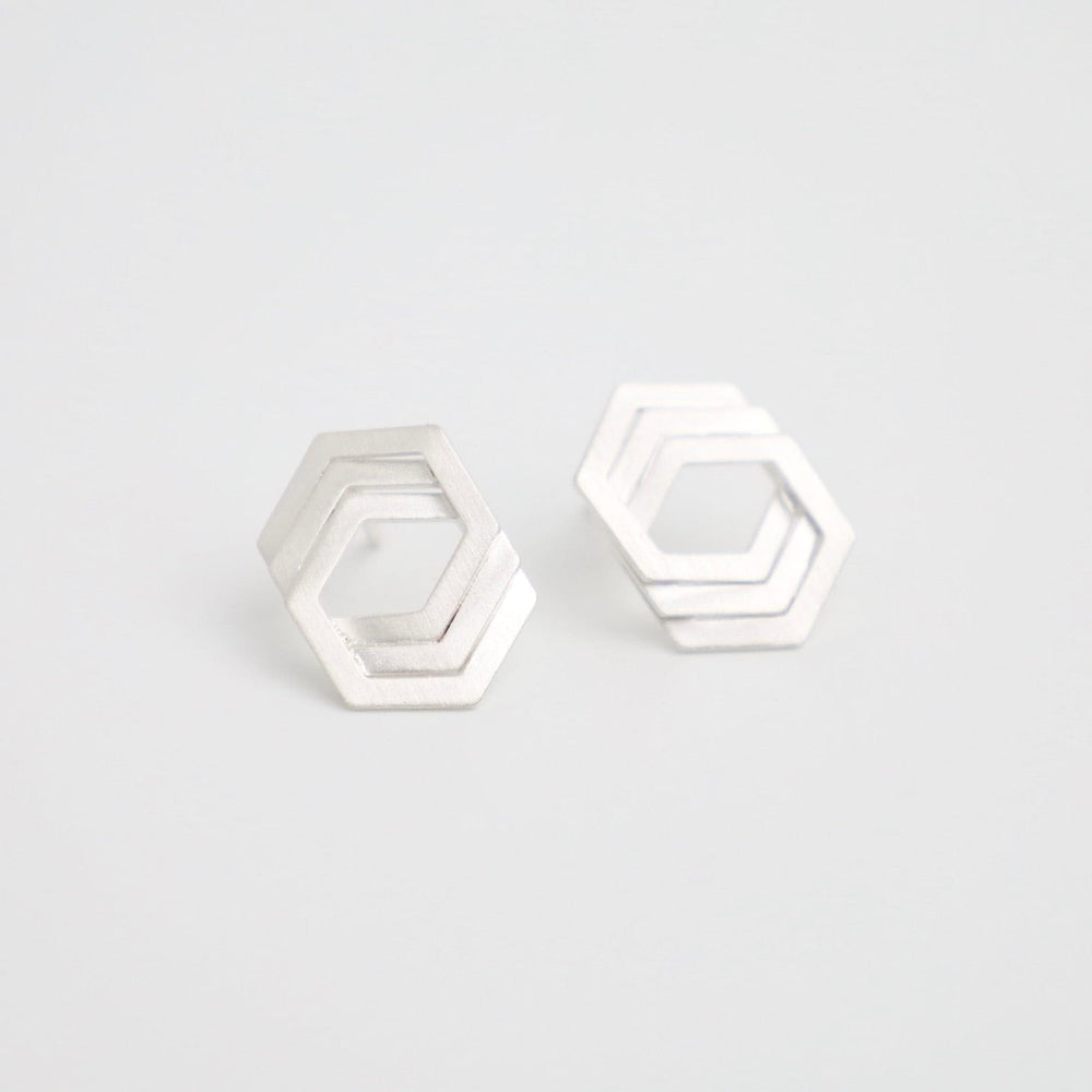 
                  
                    EAR Bee Mine Triple Hex Post Earring
                  
                