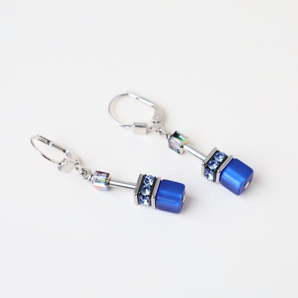 
                  
                    EAR Blue Geo Cube Earring
                  
                