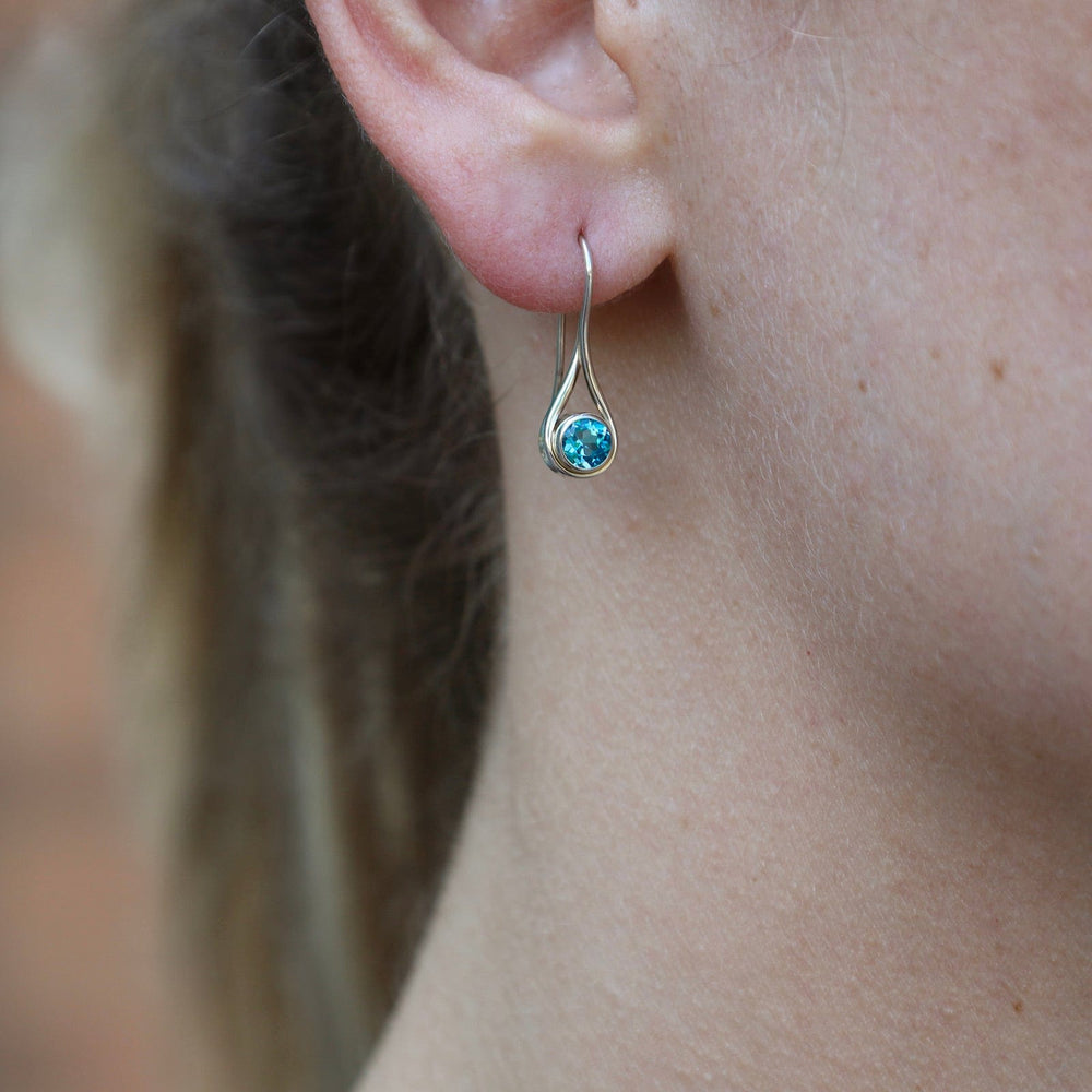 EAR Blue Topaz Desire Earrings