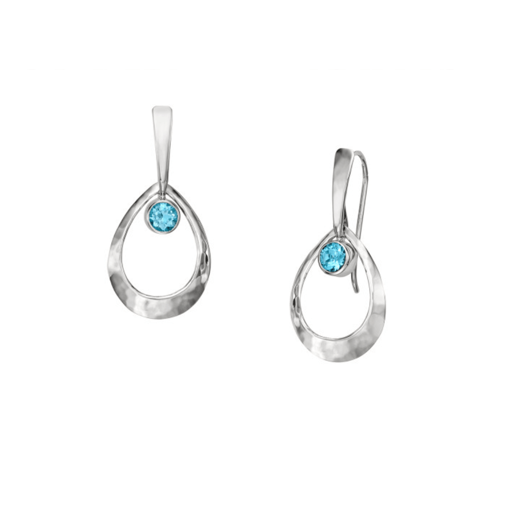 EAR Blue Topaz Emma Earrings