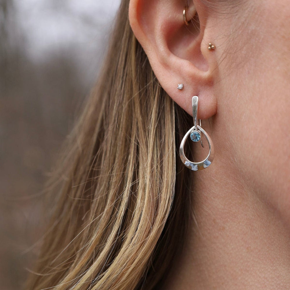 EAR Blue Topaz Emma Earrings