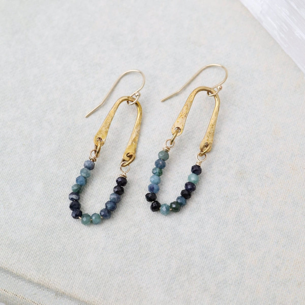 
                  
                    EAR Blue Tourmaline Ombre Hoop Earrings
                  
                