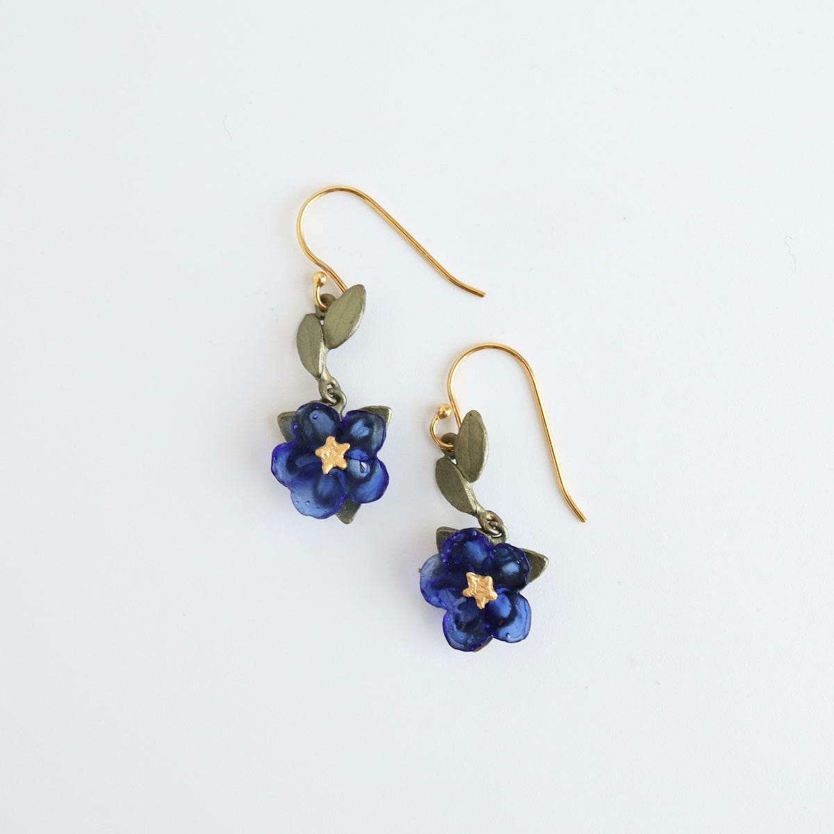 EAR Blue Violet Wire Earrings