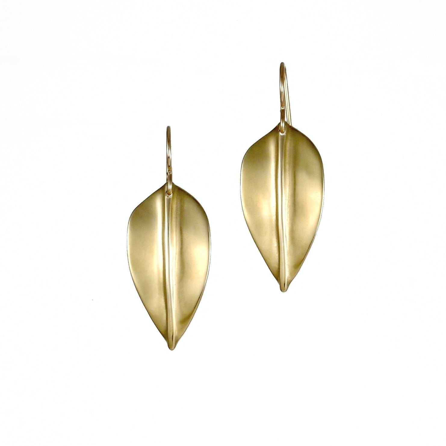 Brass Gold Plated Metal Stud Earrings- A1E-4632