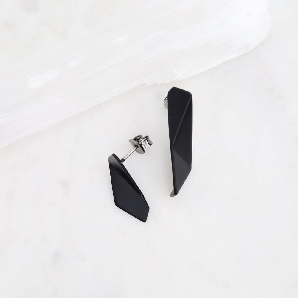 
                      
                        EAR-BRASS Ori Combi Earrings - Matte Black
                      
                    