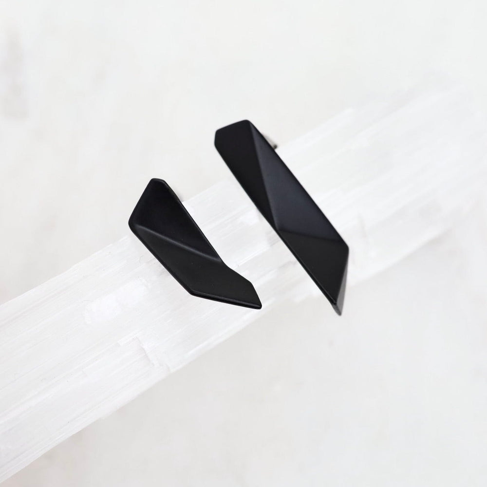 
                      
                        EAR-BRASS Ori Combi Earrings - Matte Black
                      
                    