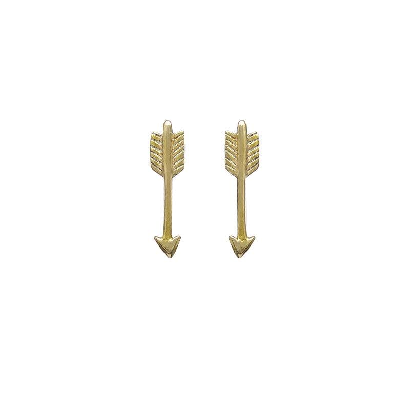 EAR-BRASS Solid Brass Arrow Post Earring