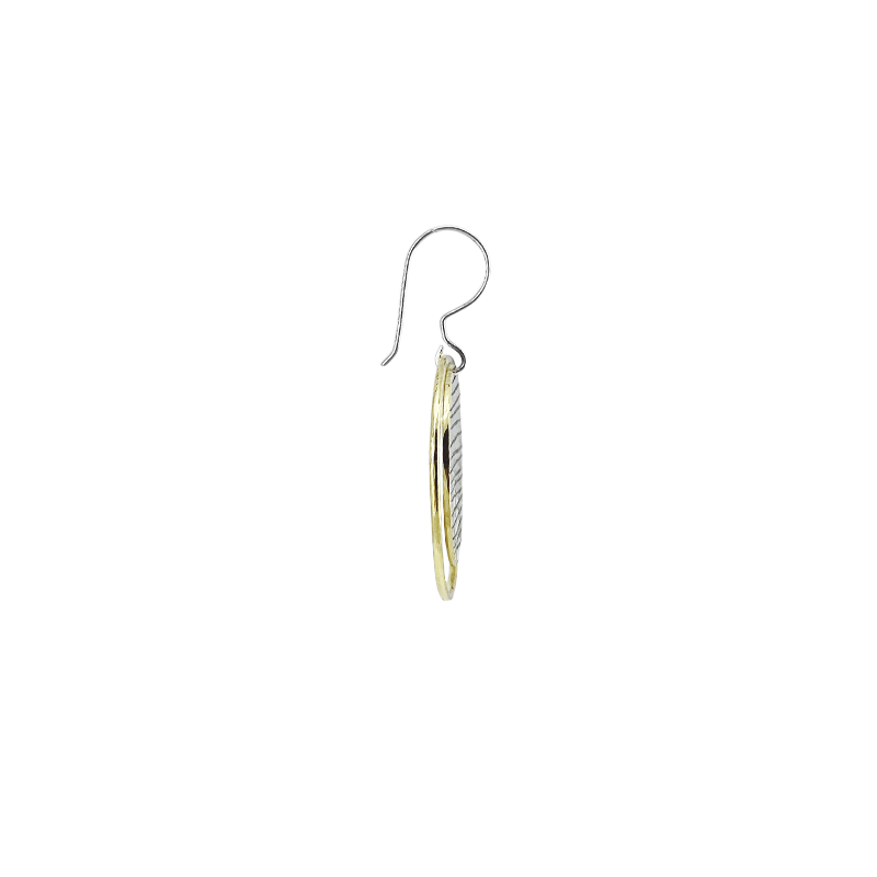 
                  
                    EAR-BRASS Strata Large Solid Brass Ringed Earrings
                  
                